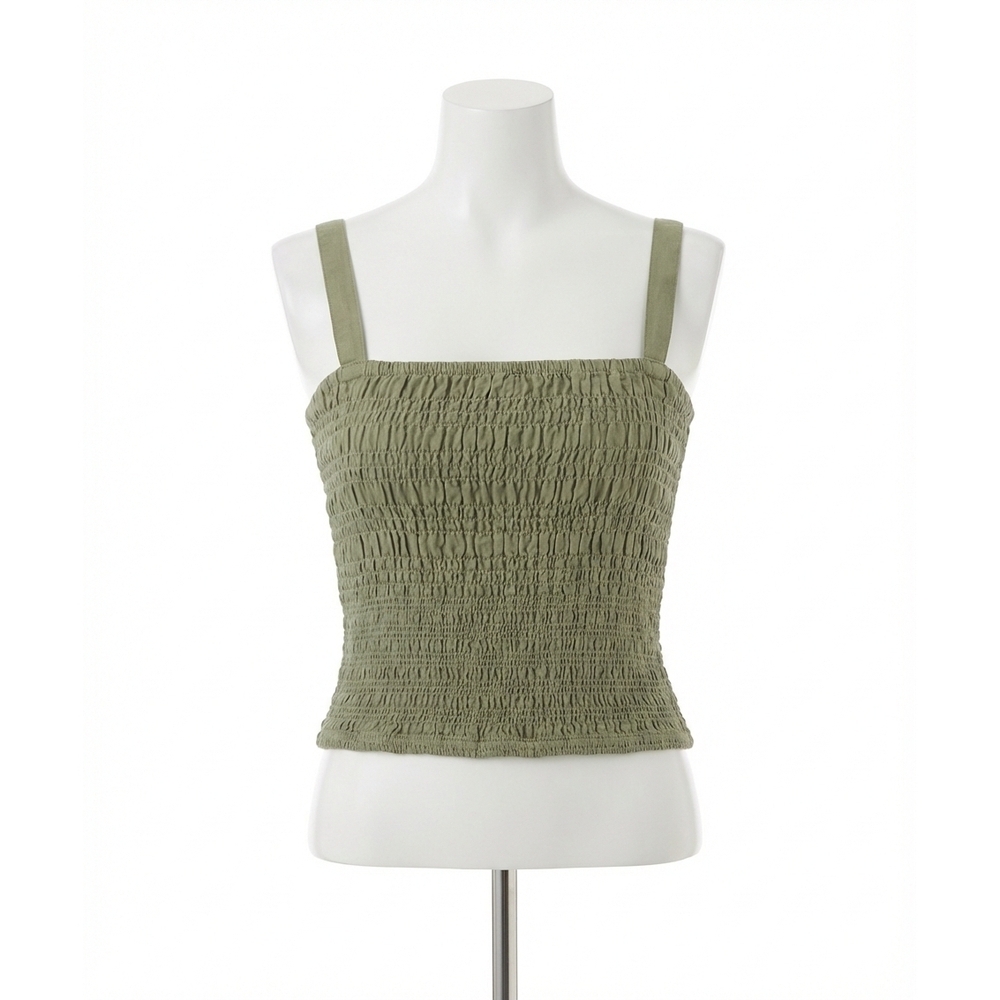 NEW Z SUPPLY amelie linen top in avocado